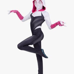 MARVEL Spider-Gwen Official Youth Zentai Halloween Costume BRAND NEW
